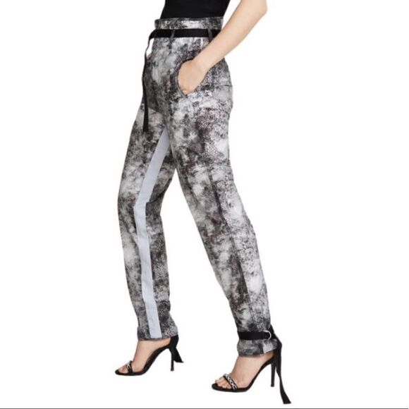 𝅺UNRAVEL Project Ben Taverniti Python Print Swishy Pants - Picture 1 of 8